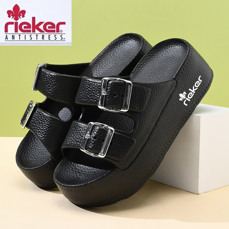 Rieker® Damskie najlepsze skórzane sandały