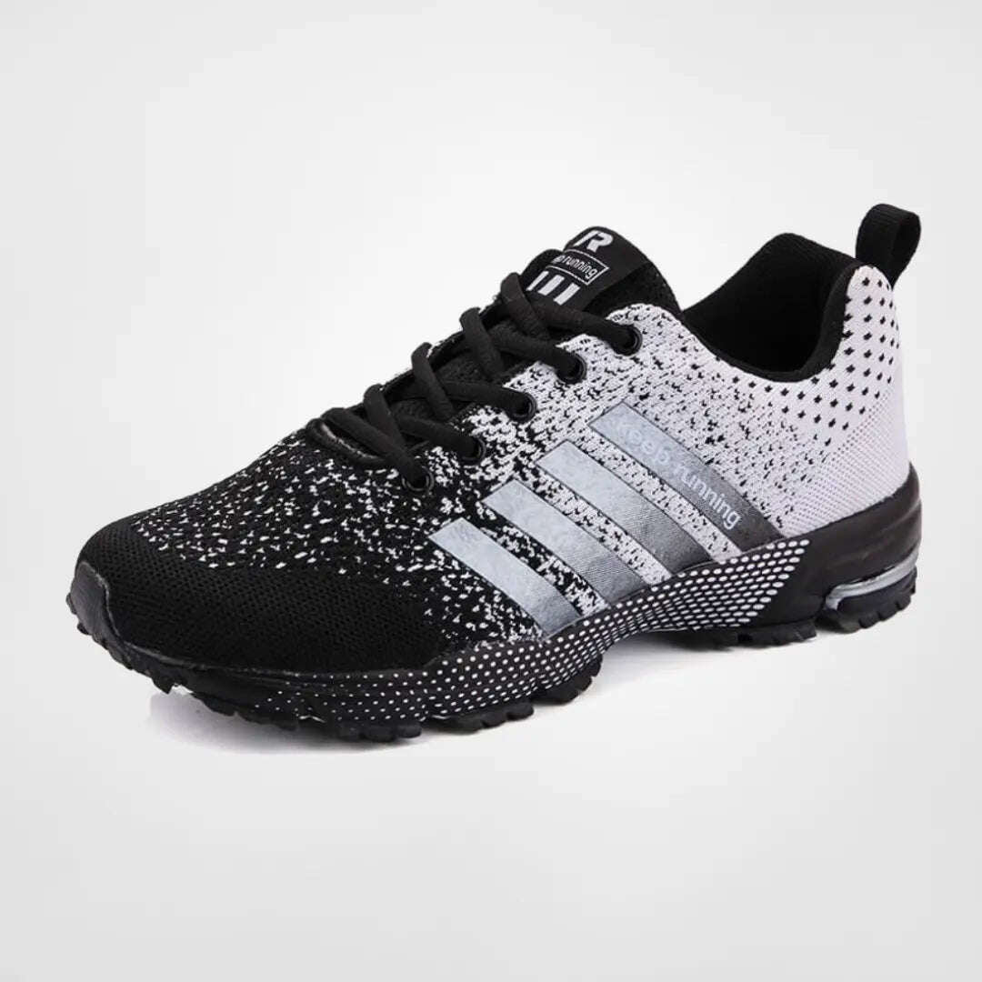 Tênis de corrida respirável unissex sola de corrida antiderrapante