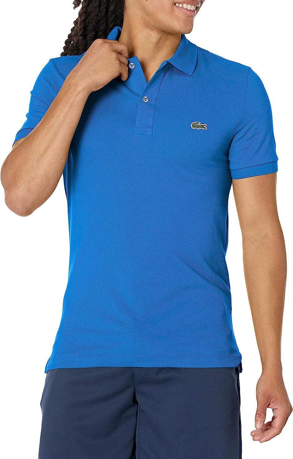 CAMISA POLO MASCULINA LACOSTE CLASSIC PIQUE SLIM FIT MANGA CURTA