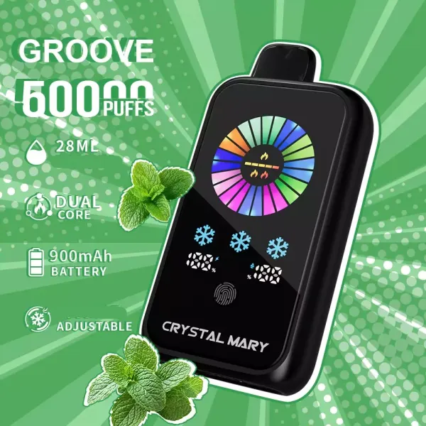 CRYSTAL-MARY-Groove-50000-Puffs-Disposable-Vape-Adjustable-Airflow-Dual-Mesh-Coil-Wholesale-Available-for-Bulk-Orders-9