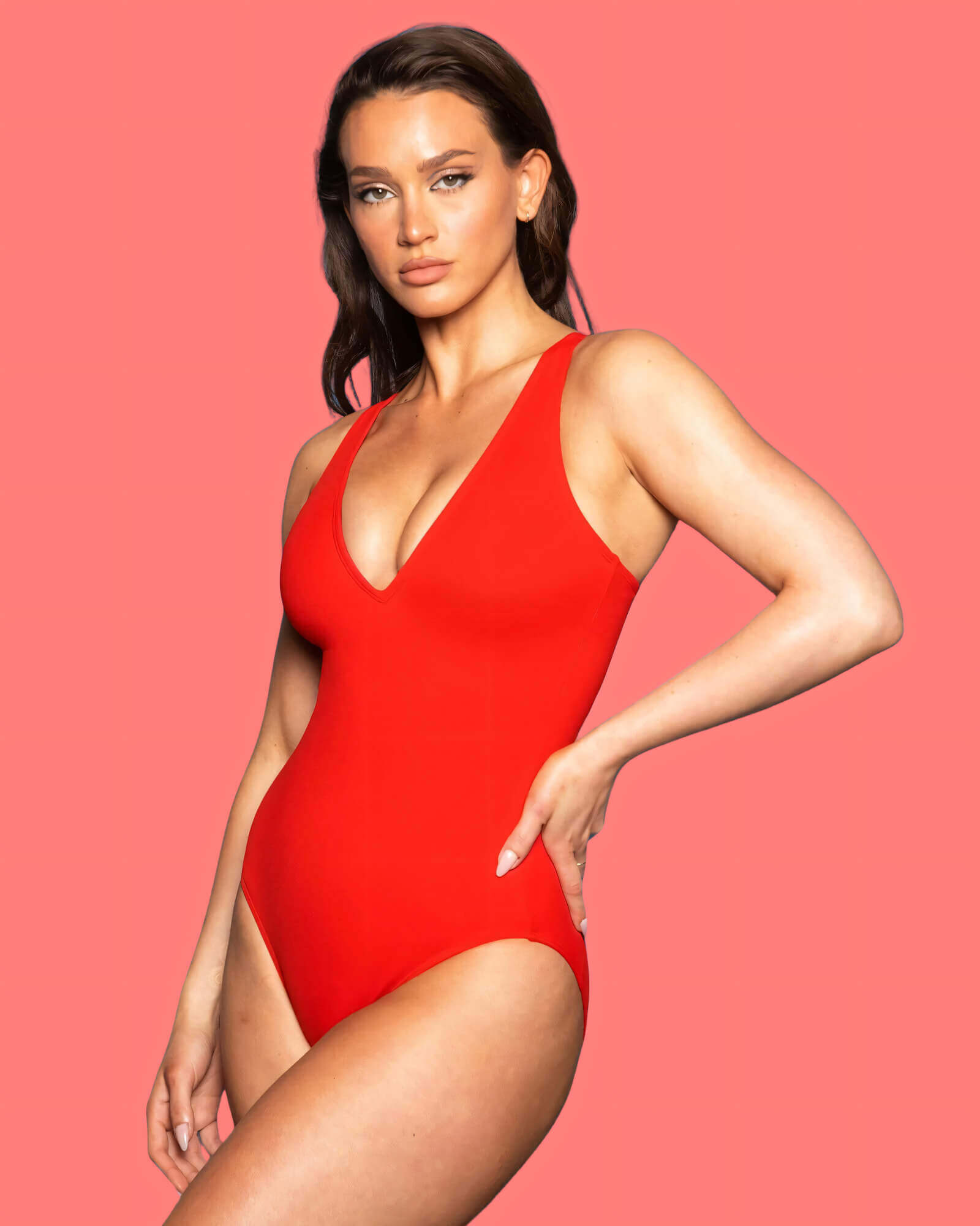 Marjorie swimsuit with integrated corset