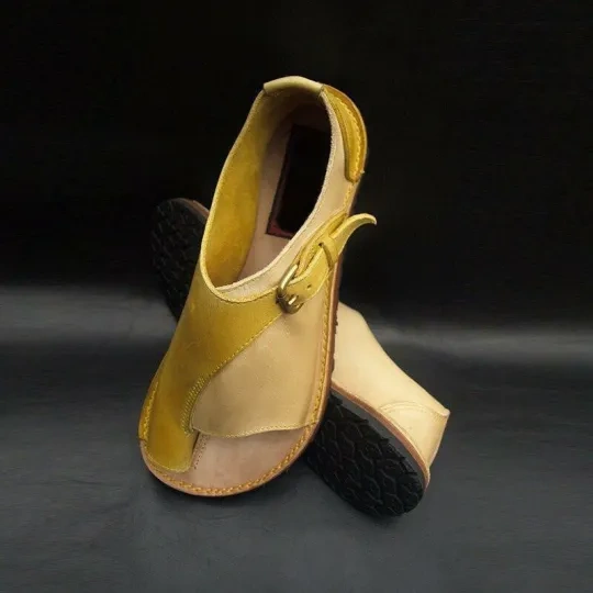 SANDÁLIAS FEMININAS DE COURO SOVY