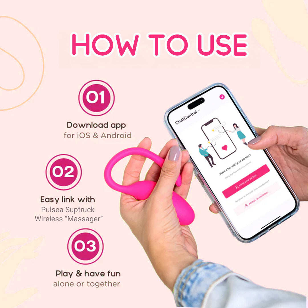 💥 2025 50% DE DESCONTO LIMITADO 💦 Massageador sem fio PULSEA Suptruck X15 📱 Controle global e 15 modos