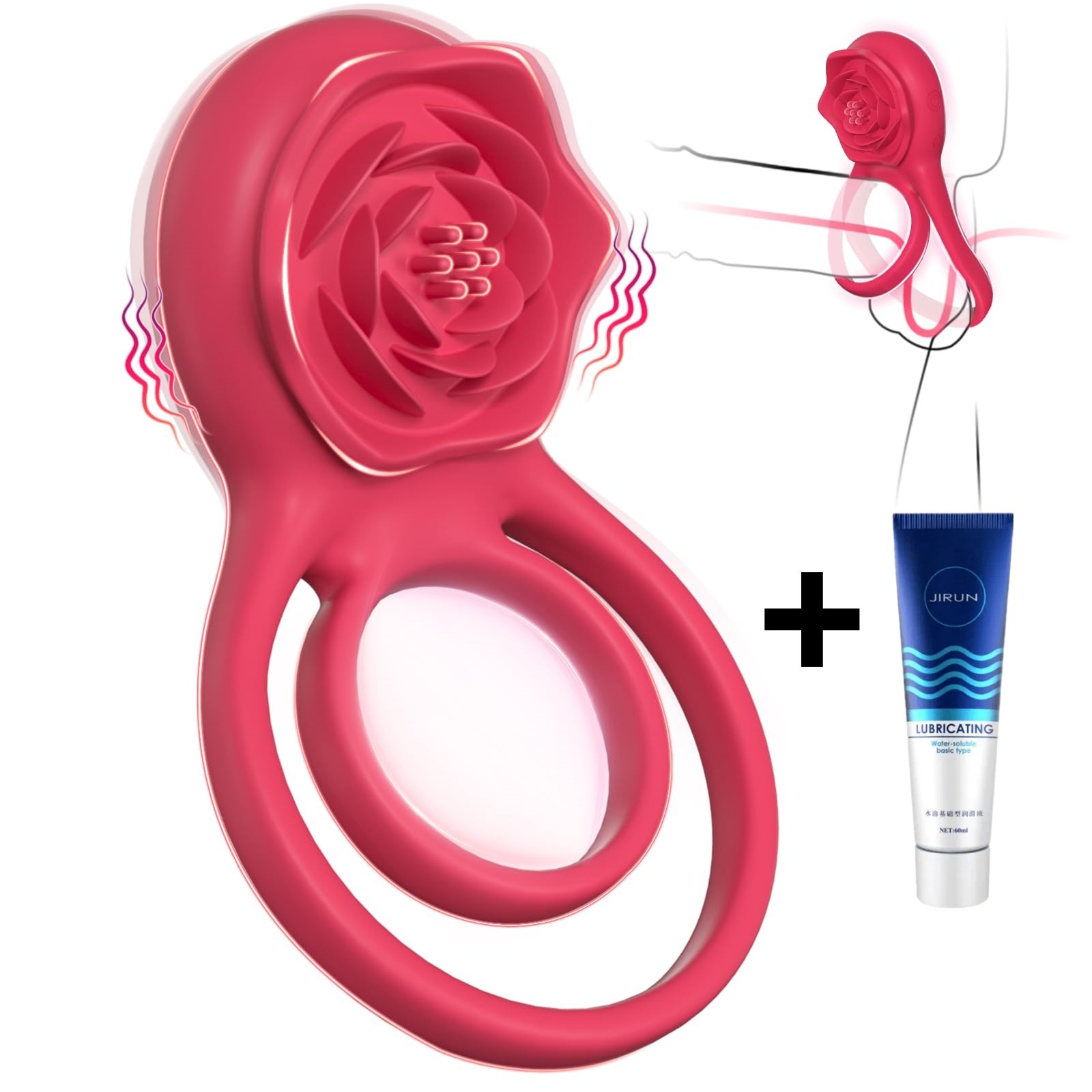 🎁Специален подарък за 2024 г. - 49% отстъпка💥💥--💕Вибриращ розов стимулатор за клитора, играчка за мъжка двойка