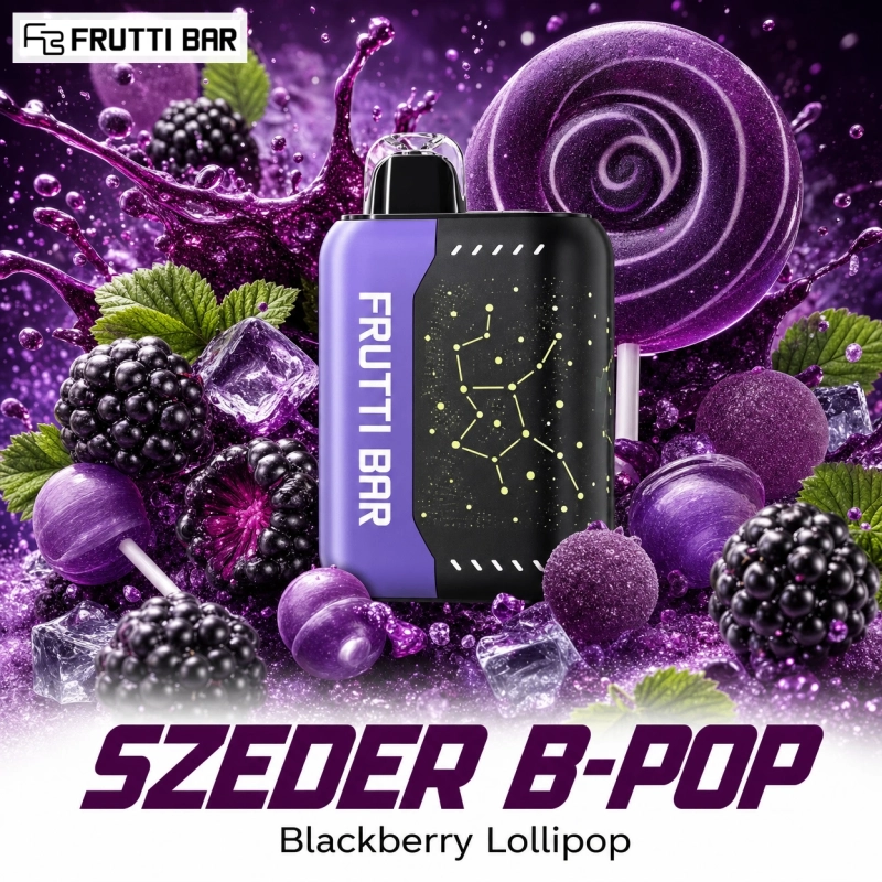 Frutti Bar FB25000 Blackberry B-Pop – jednorazowy vape 25 000 zaciągnięć