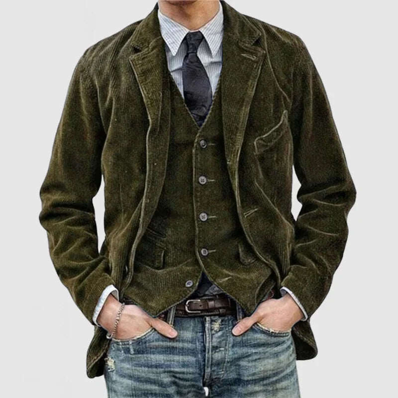 FRANCISCO | JAQUETA E COLETE VINTAGE ATEMPORAL