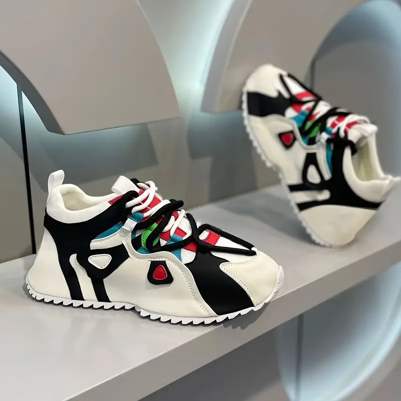 2024 νέα χοντρή σόλα casual αθλητικά παπούτσια