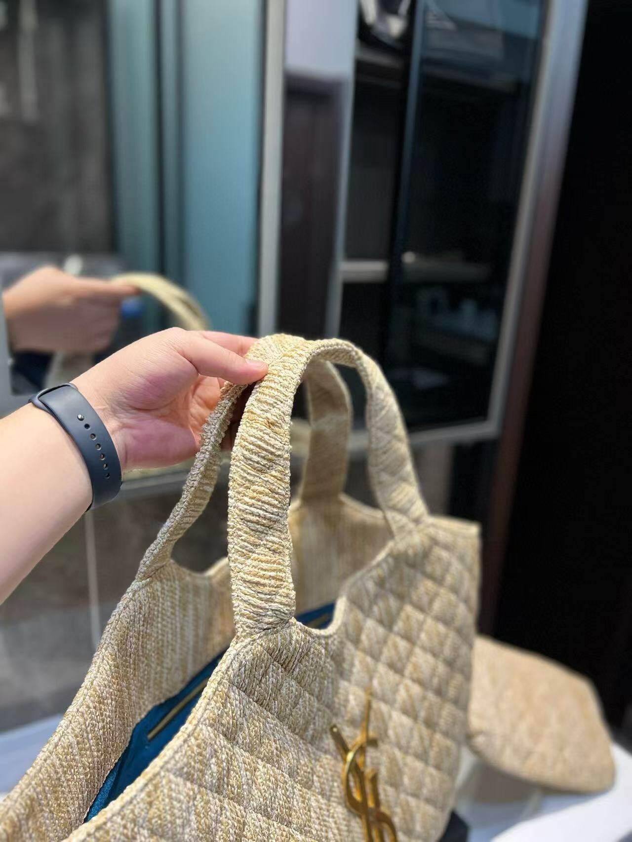 Bolsa de compras YSL Gaby Linen