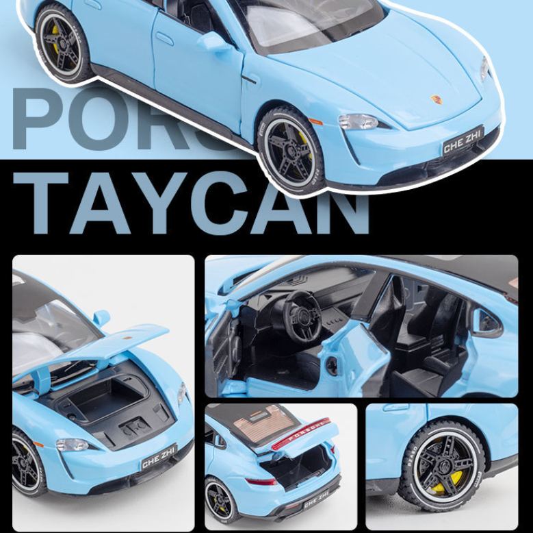 1:32 Μοντέλο αλουμινίου Porsche Taycan