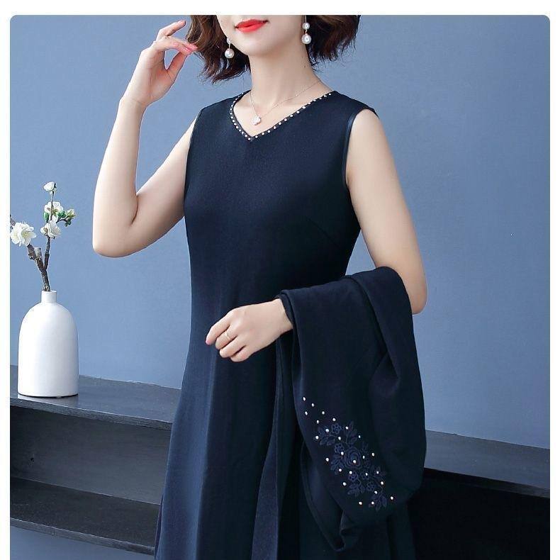 🌸Women's elegant jacket and dress 2-piece set