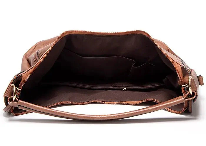 Bolsa de couro feita à mão