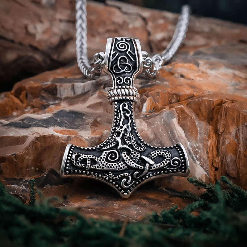Декоративен амулет Mjölnir - неръждаема стомана