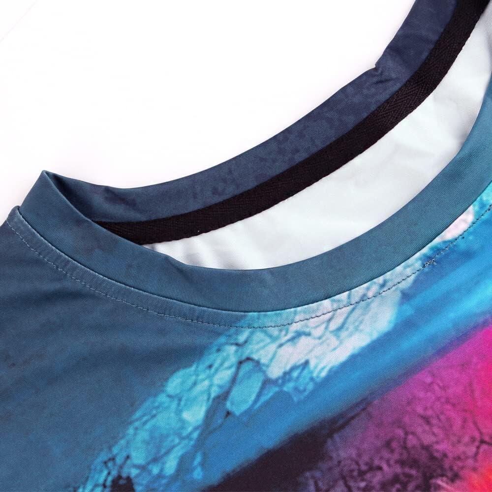 Men's 3D Print Skull T-Shirt 3D Creative Print Short Sleeve T-Shirt Casual Round Neck Novelty Street Fashion Tees Shirt