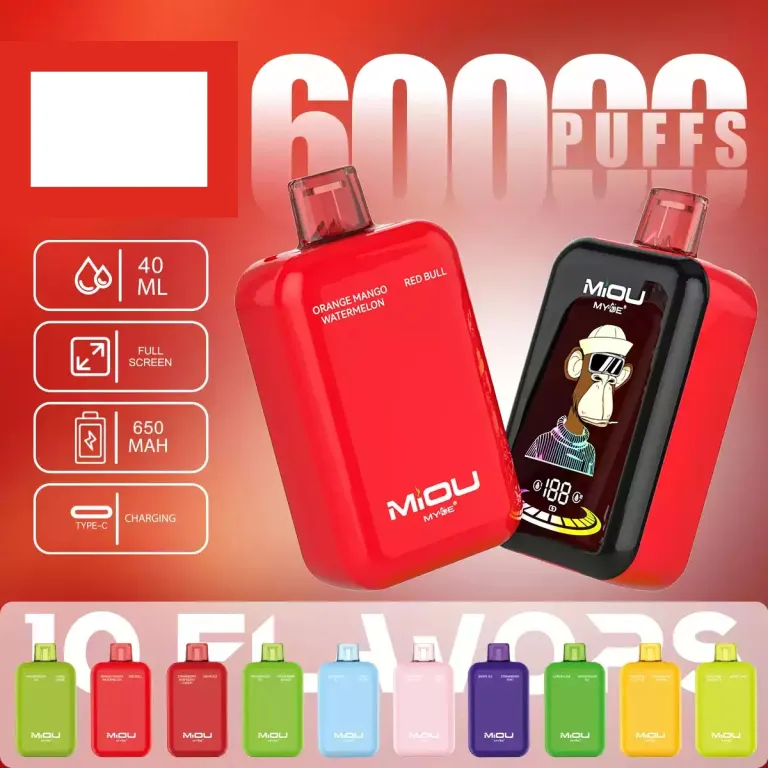 MYDE 60K Puffs 2IN1 Full Screen Vape