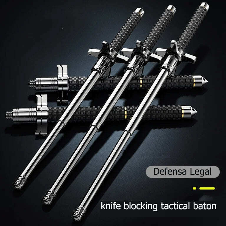 Палка за самозащита (хеви метал и разтегателна)