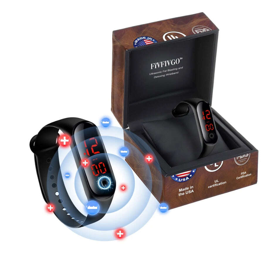 Pulseira Ultrassônica Detox e Detox Fivfivgo™ - Equilíbrio Energético