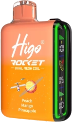 HIGO Rocket 20,000-puff refillable disposable vapes