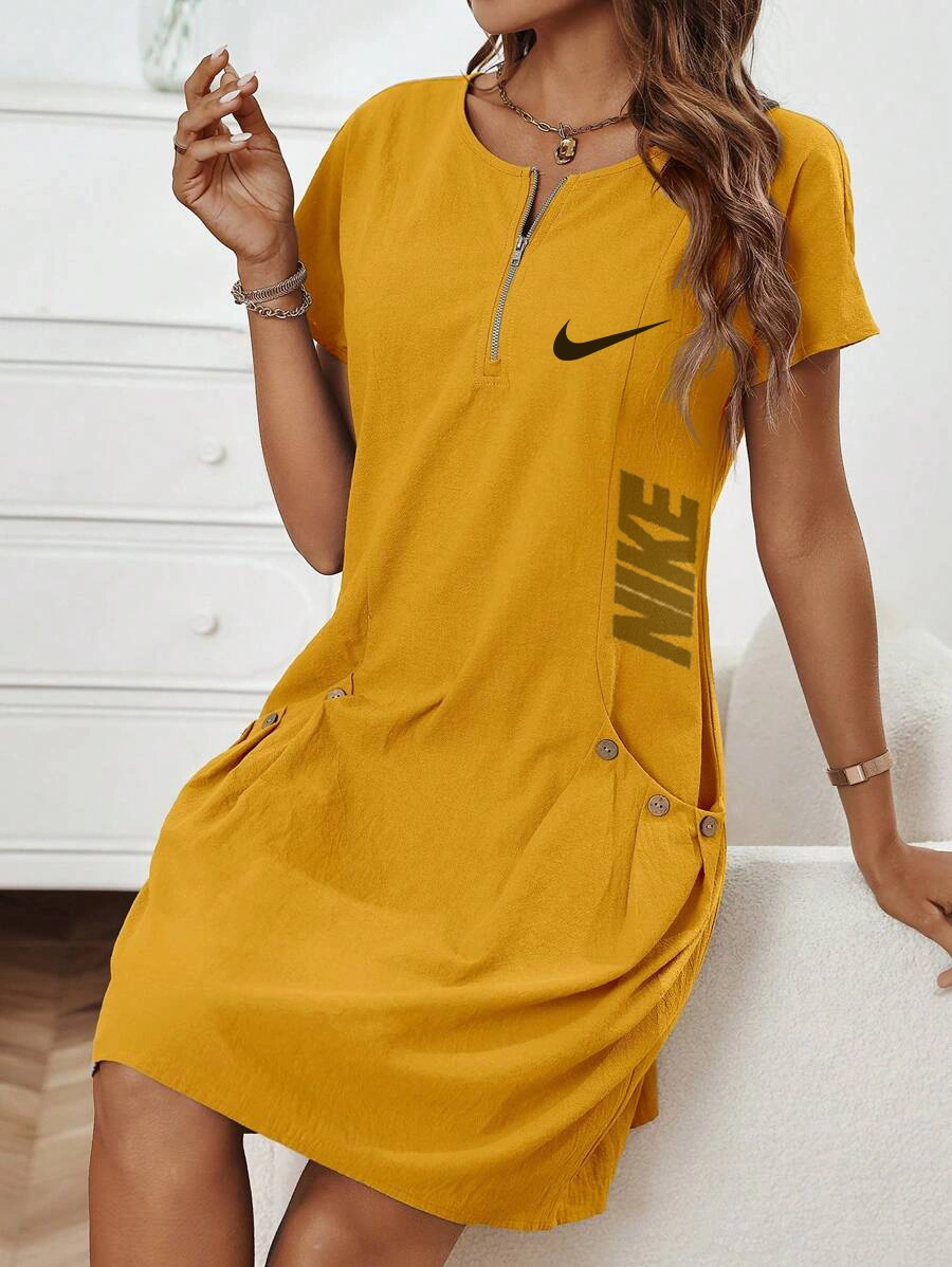 2025. NOVO VESTIDO FEMININO COM UMA ÚNICA COR NIKE