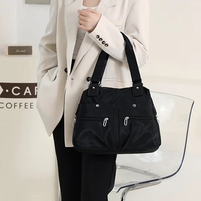 👜BOLSA DE OMBRO COM VÁRIOS BOLSOS E À PROVA D'ÁGUA DE GRANDE CAPACIDADE