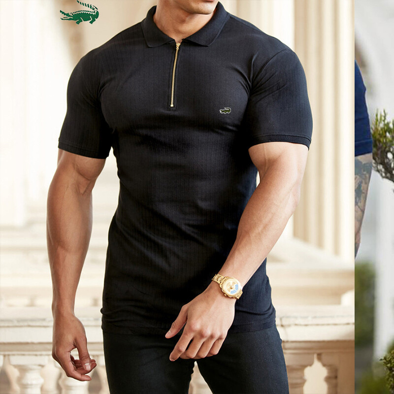 Camisa POLO masculina de manga curta de alta qualidade