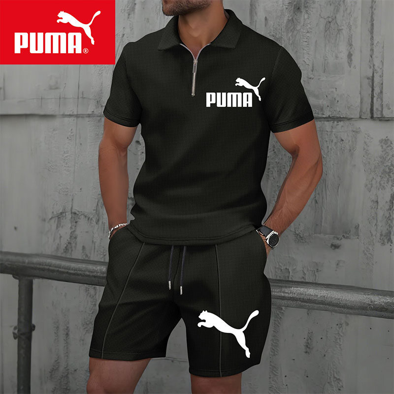 Conjunto Puma de 2 peças, blusa e calções