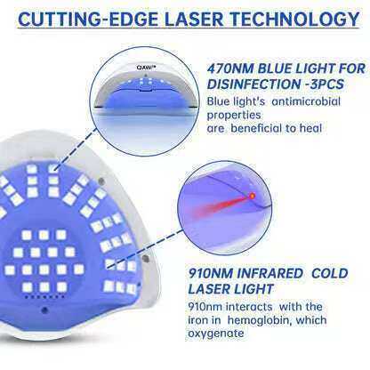 🎅Promoção especial de Natal: 62% OFF🎄QIAWI™ PureNail Fungus Laser Device - 🗽Fabricado e enviado dos EUA👏