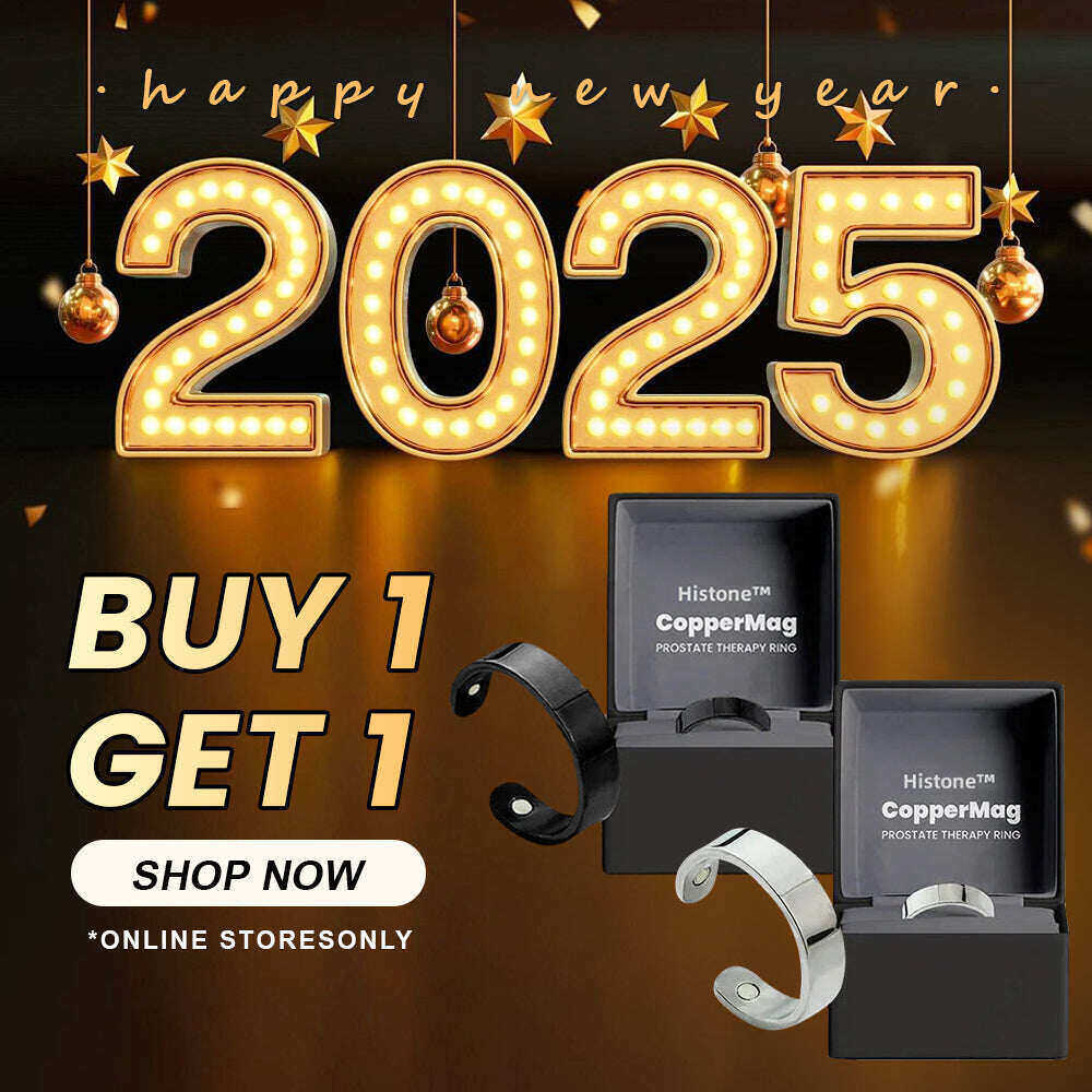 🎆 Liquidação de Ano Novo 1🎁 Último dia de promoção oficial na loja da marca: 50% de desconto 🎇 Anel de próstata Hisstone™ CopperMag 🌟