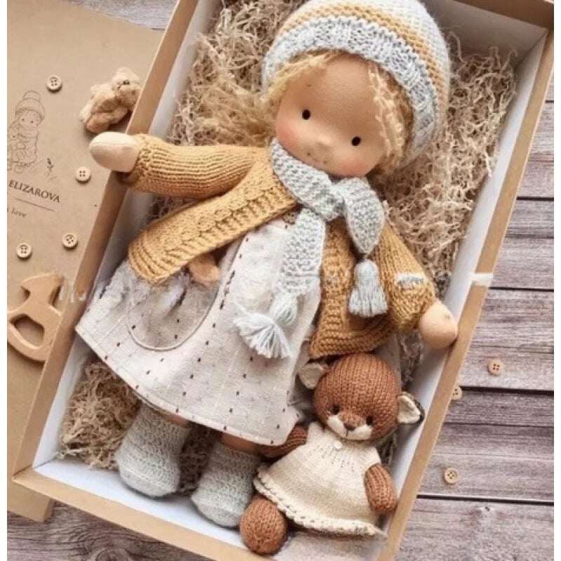 🎁🎁O melhor presente para crianças - Boneca Waldorf feita à mão👧