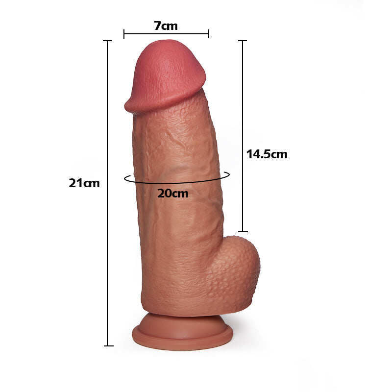Dildo analne Duże dildo o średnicy 7 cm