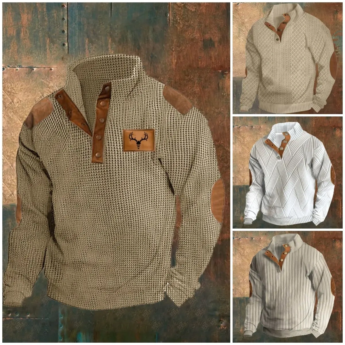 【Venda quente】🔥❄【S-5XL】Tops masculinos de veludo de inverno
