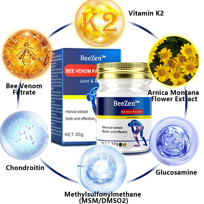 🐝BeeZen™ New Zealand Bee Venom Joint & Bone Therapy Joint Therapy Cream 🎉Oferta especial de ano novo🐝