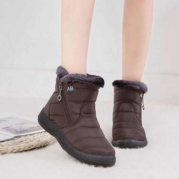 50% de desconto🥾Sapatos de inverno femininos confortáveis, impermeáveis ​​e antiderrapantes