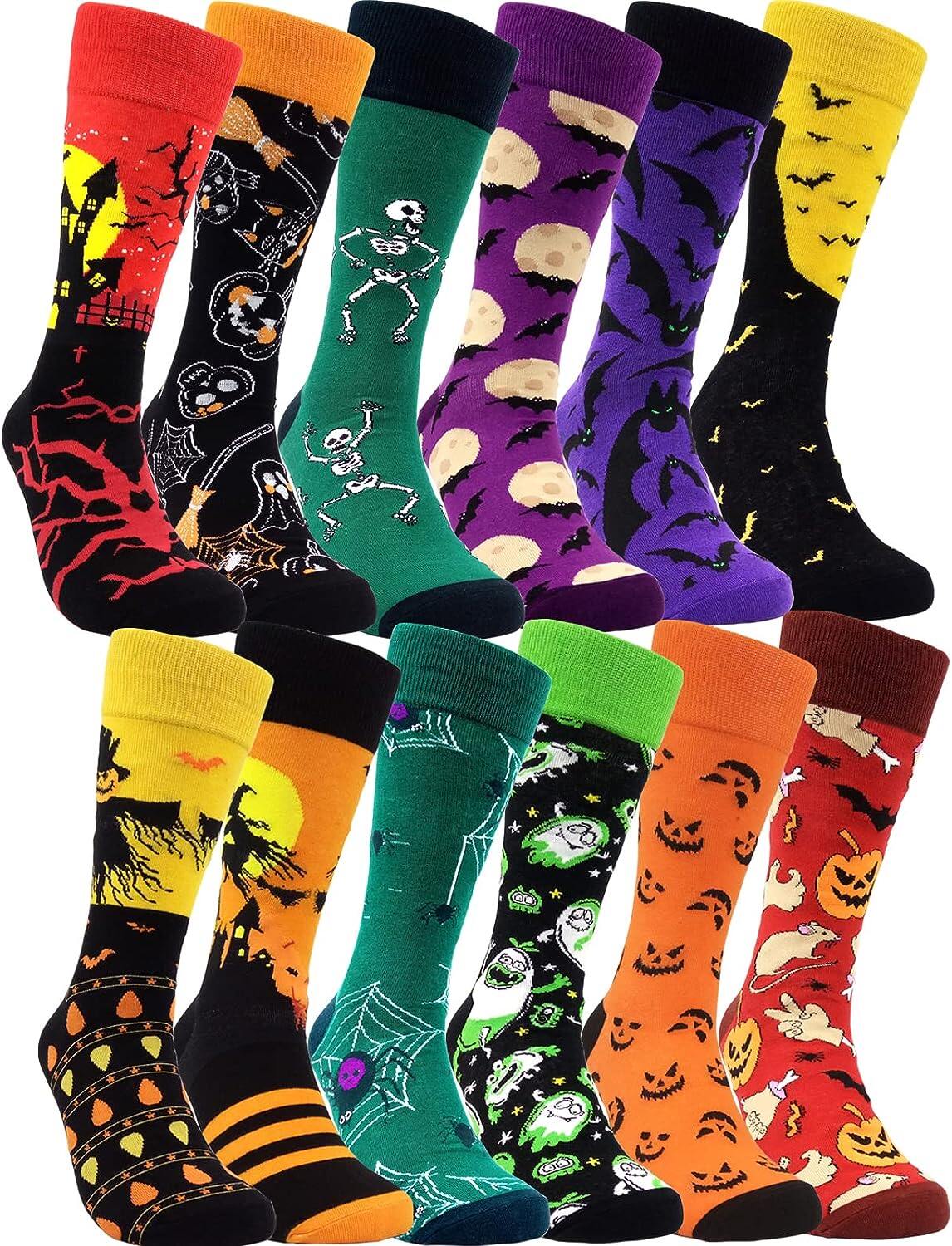 Meias coloridas divertidas