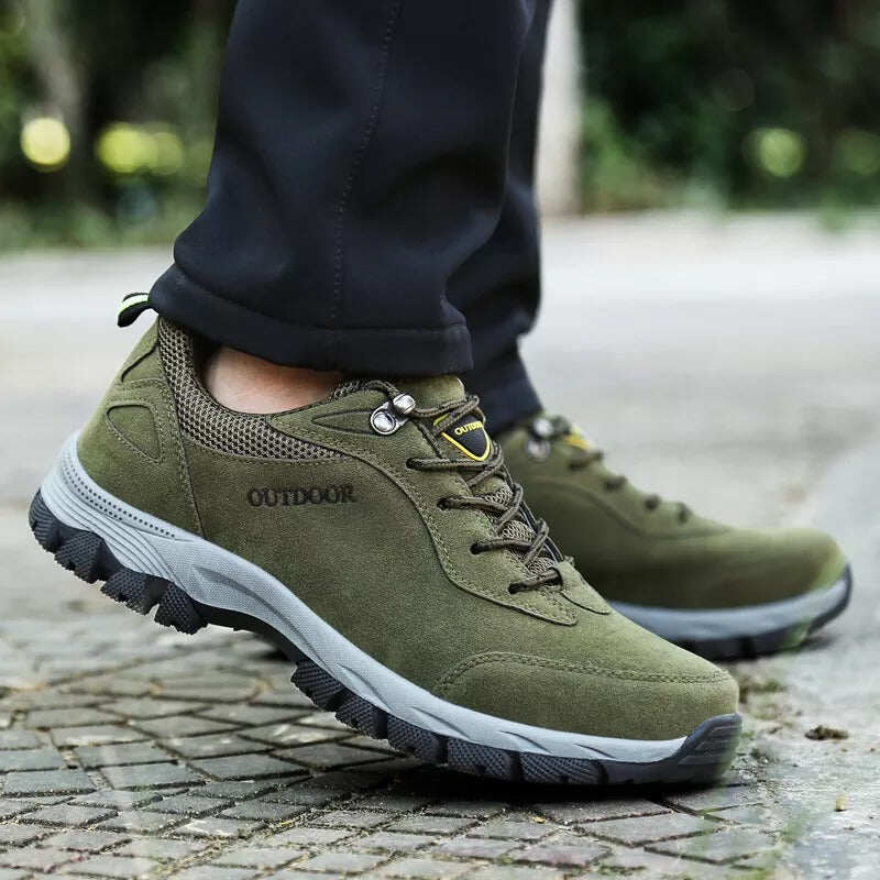 Oddychające męskie buty do chodzenia ze wsparciem łuku stopy