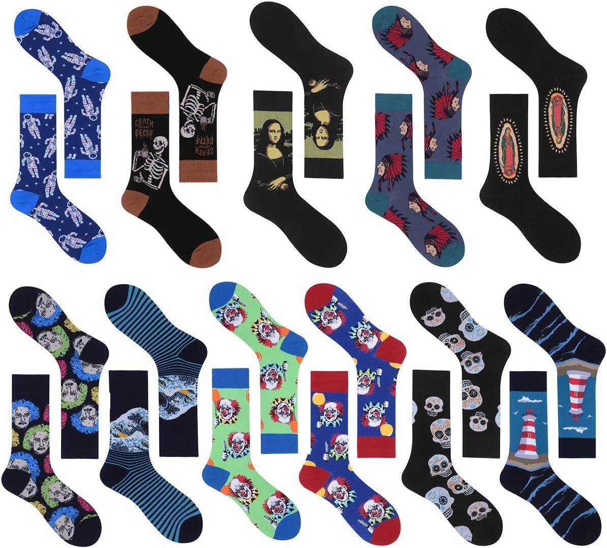 Meias coloridas divertidas