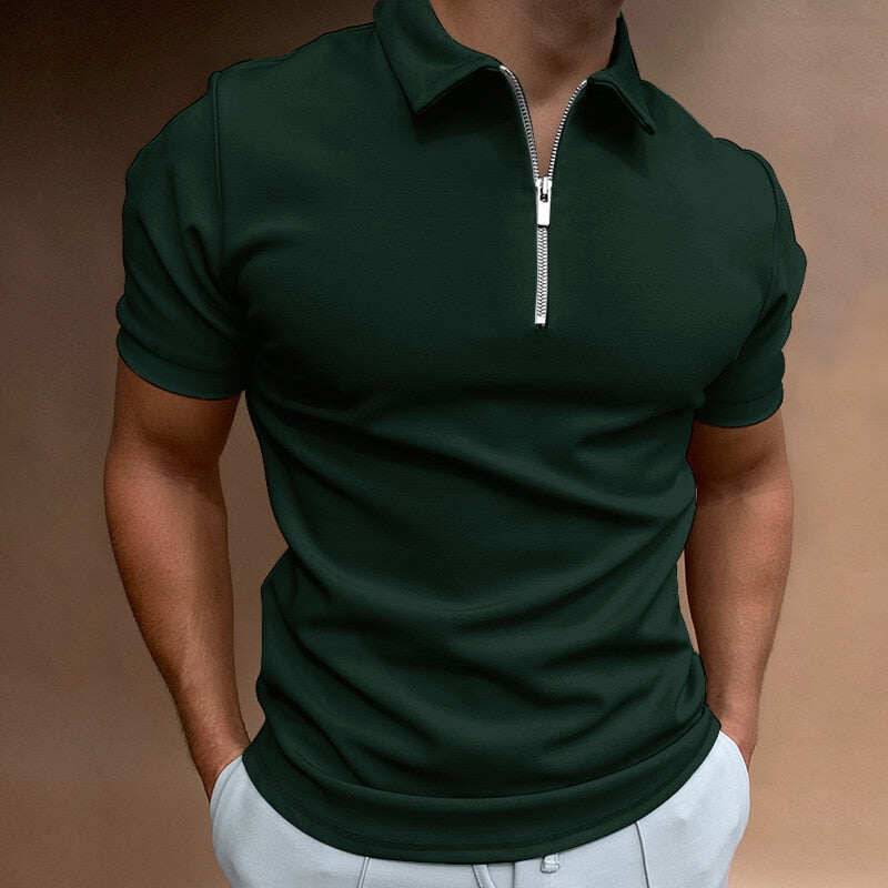 Koszulka polo zapinana z boku | 50% RABATU