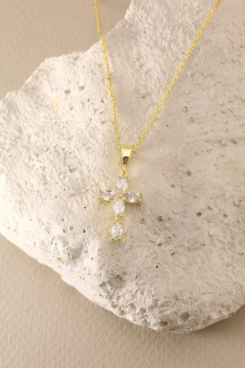 Sterling Silver Cross Necklace