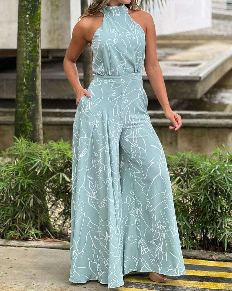 Macacão impresso sem mangas a partir de 2024