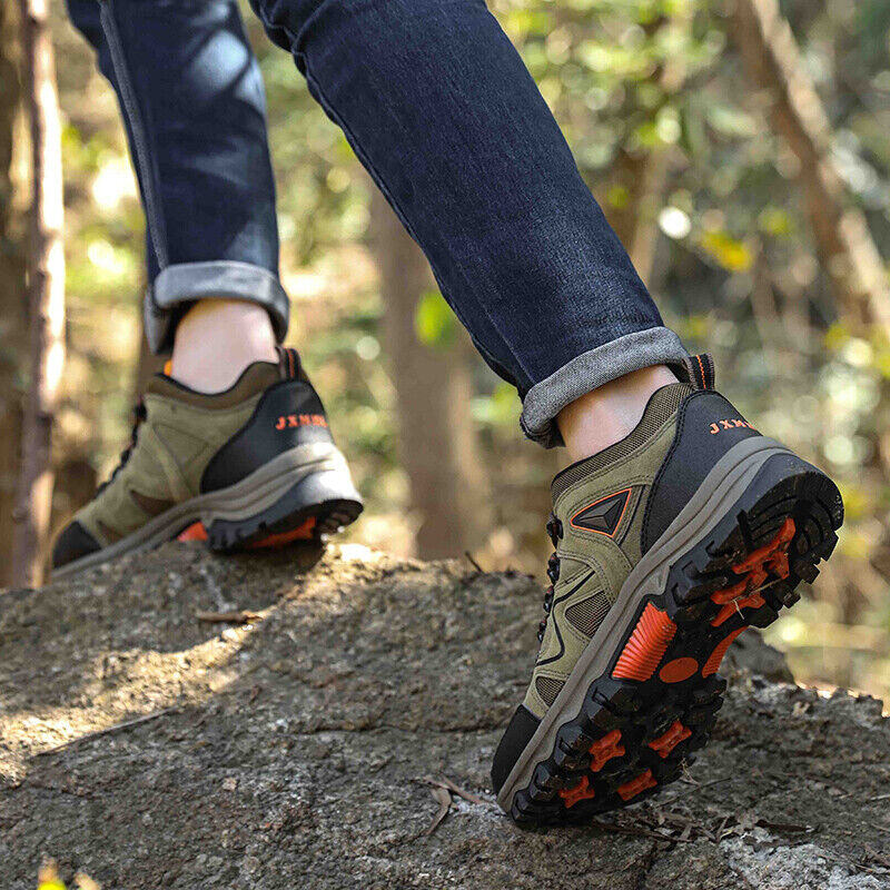 Sapatos de caminhada ortopédicos leves respiráveis ​​impermeáveis ​​masculinos para fascite plantar (certificação médica)