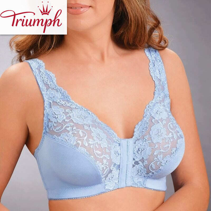 Triumph -(M-7XL)Haczyki z przodu, elastyczna koronka, super podnoszenie i korekta postawy – BIUSTONOSZ WSZYSTKO W JEDNYM!