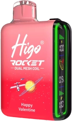 HIGO Rocket 20,000-puff refillable disposable vapes