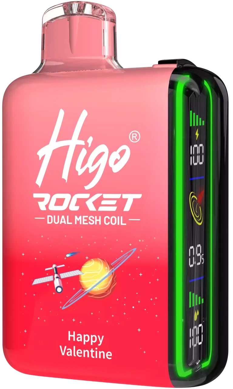 HIGO Rocket 20,000-puff refillable disposable vapes