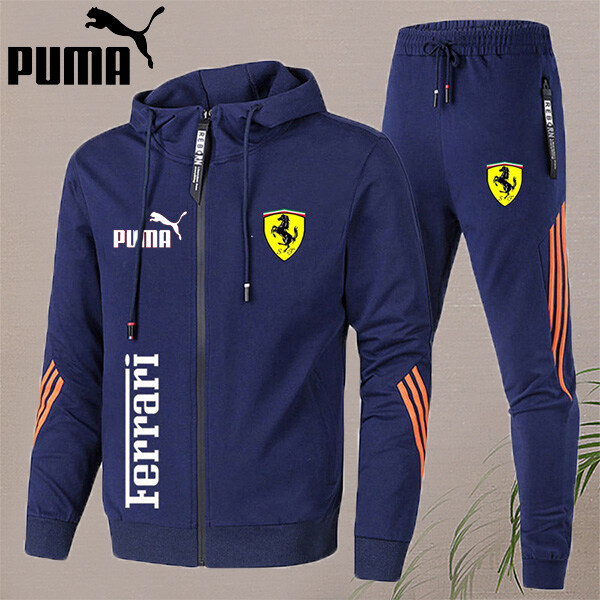 PUMA®2025Kétrészes férfi hétköznapi sportkészlet tavaszra és őszre