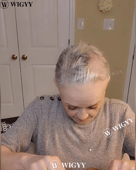 Wig Peruca Elegante Reta Destacada