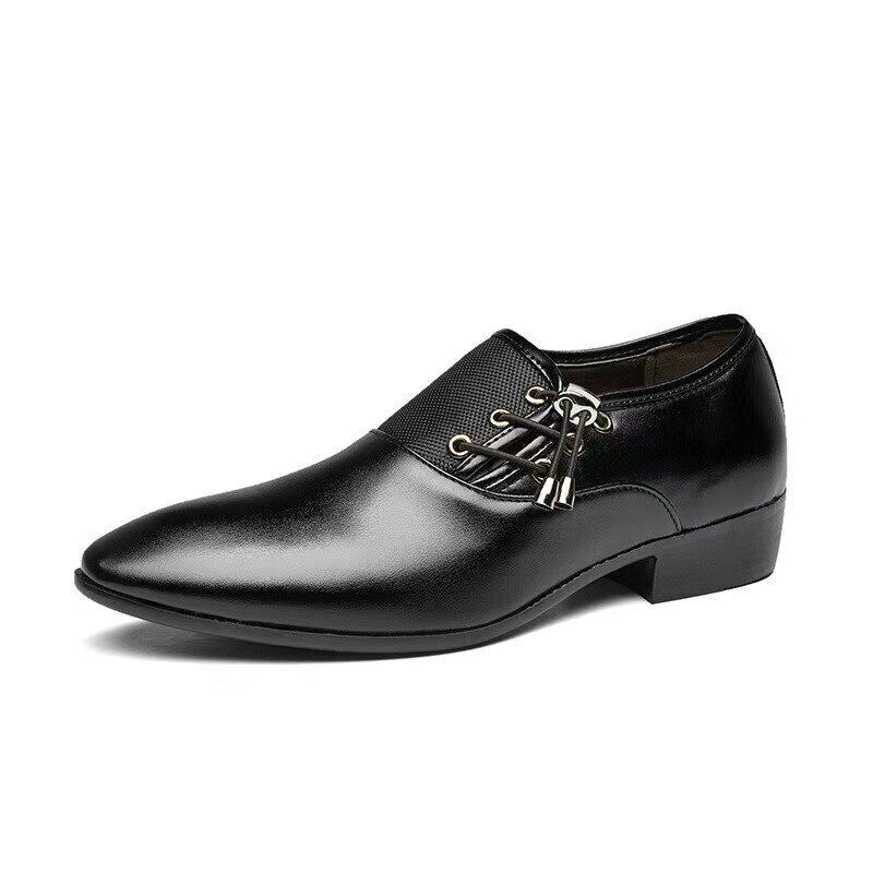 Sapato de couro para homem elegantes de estilo vintage | 50% de desconto🔥