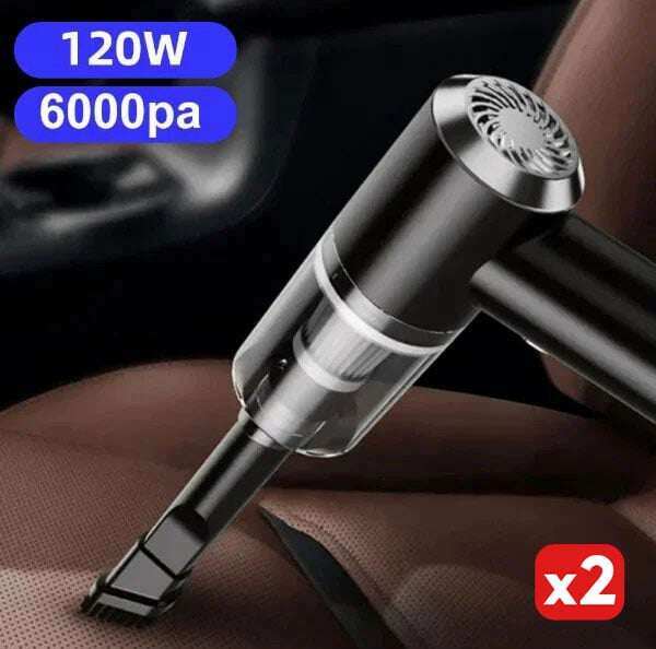 🔥Разпродажба от последния ден с 49% ОТСТЪПКА - Преносима безжична прахосмукачка за кола