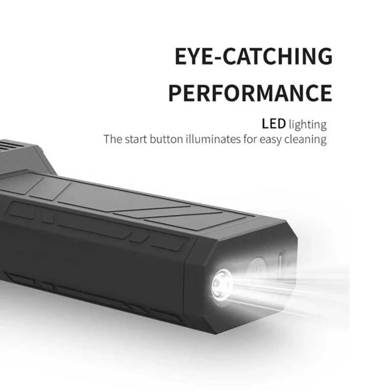 🔥Último dia 70% de desconto -❄️Removedor de neve de ar comprimido equipado com LED