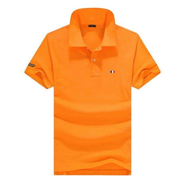 Camisa polo masculina manga curta com absorção de umidade e elasticidade com secagem rápida + proteção UV