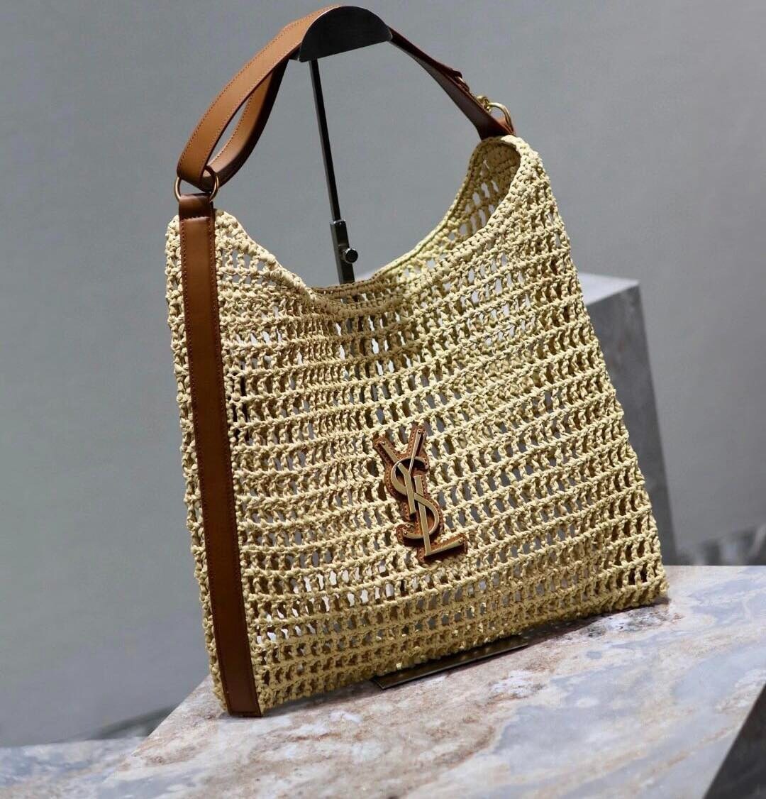 Bolsa YSL SAINT LAURENT Raffia Oxalis (Multicolorida)