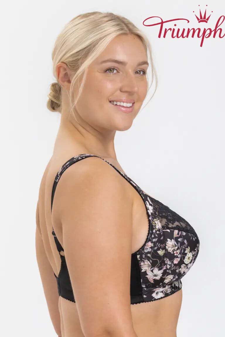 Triumph® 3 peças.💖Sutiã com renda floral bordada